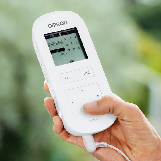 OMRON HeatTens с режими за топлинна и TENS терапия
