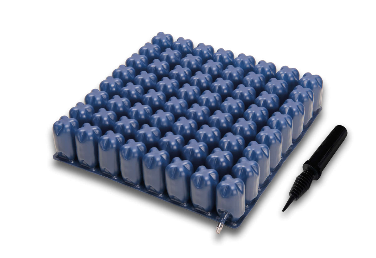 Air-filled anti-decubitus cushion with inflation pump, 50 × 45 × 9 cm, Moretti ST841/9
