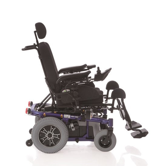 Мултифункционална количка Moretti ARIES PRO CS920BL с джойстик – страничен изглед
