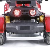 Задни LED светлини и окачване на Moretti Mobility 250

